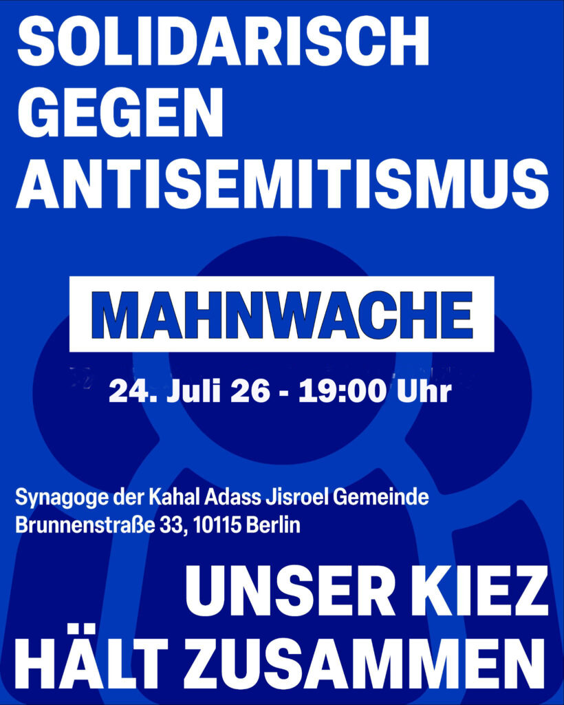 SOLIDARISCH GEGEN ANTISEMITISMUS