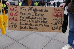 Solidarität mit Frauen und Mädchen in Afghanistan - 14.1.23 Alexanderplatz