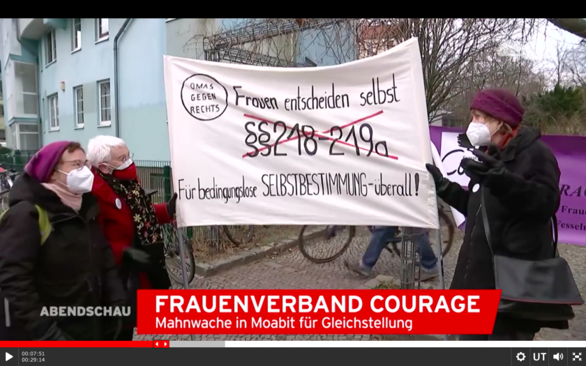 Unsere OMAS in der Abendschau, Screenshot