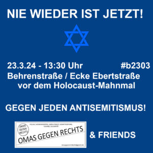 NIE WIEDER IST JETZT