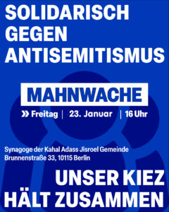 Solidarisch gegen Antisemitismus